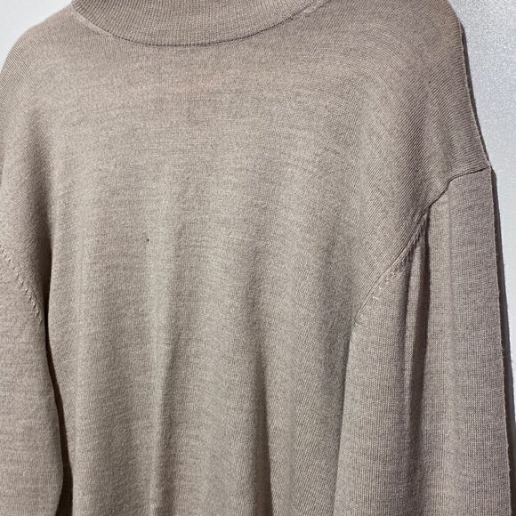 Pronto Uomo Men's Extra Fine Merino Wool Long Sleeve Sweater Gray Size XL - Picture 4 of 11